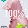 Hooded Rain Poncho Waterproof Raincoat Jacket for Men Women Adults