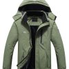 Men's Ski Jacket Warm Winter Waterproof Windbreaker Hooded Raincoat Snowboarding Jackets