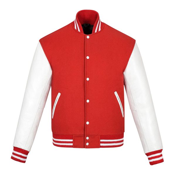 Varsity Jacket Baseball Letterman Jacket– Wool and Leather Premium Quality Unisex Basketball Jacket
