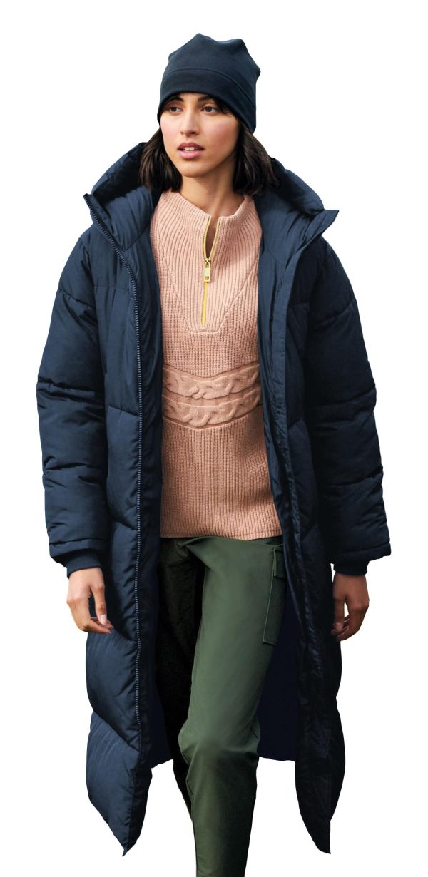 Women's Winter Puffer Down Maxi Long Hooded Parka Jackets Quilted Coat