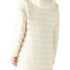 Women Puffer Jacket Reversible Spring and Winter Fashion Warm Quilted Long Hooded Padded Bubble Coat
