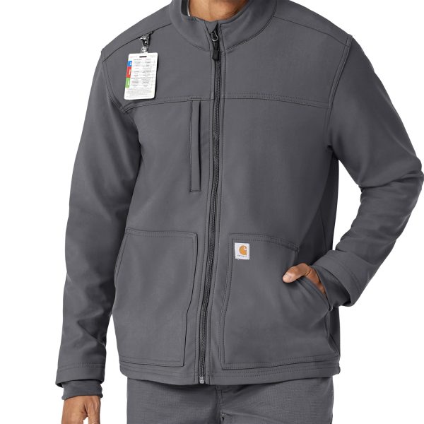 Scrubs C80023 Men's Rugged Flex® Modern Fit Bonded Fleece Jack