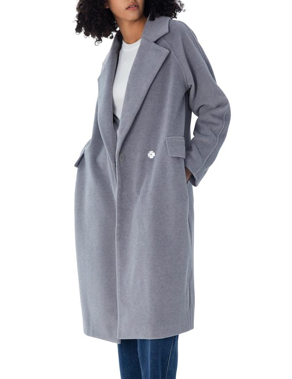 Winter Women's Casual Lapel Basic H-shaped Long Coat