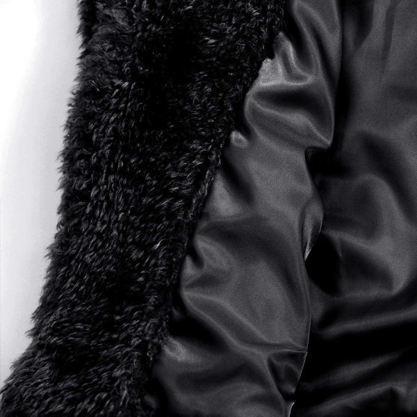 Women Faux Fur Winter Coats Comfort Warm Outerwear Open Front Long Cardigan Overcoat Jacket