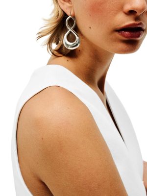 2025 Women's Summer Linen Vest Blazer Long Y2K Lightweight Fully-Lined V-Neck Fashion Casual Jackets Tops Pockets