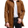 Mens Trench Coat Single Breasted Casual Spread Collar Windbreak Jacket Long Classic Business Overcoat