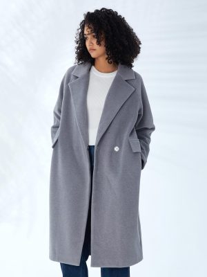 Winter Women's Casual Lapel Basic H-shaped Long Coat