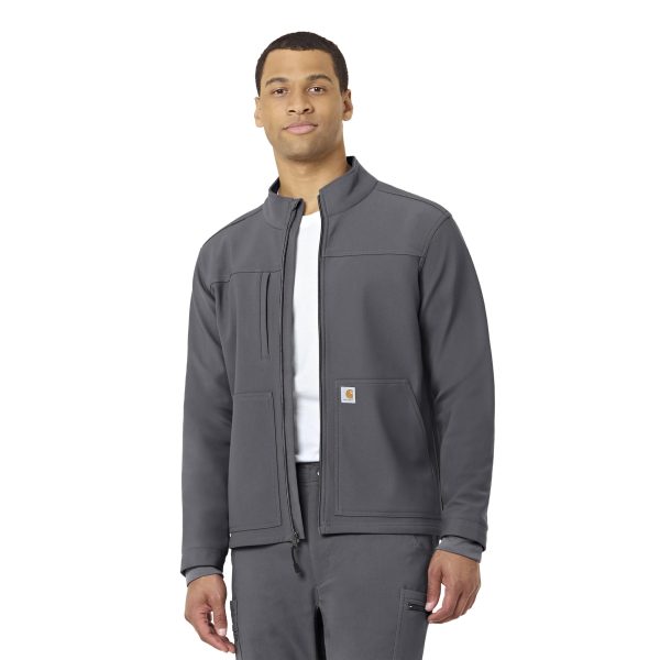 Scrubs C80023 Men's Rugged Flex® Modern Fit Bonded Fleece Jack