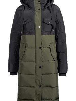 Women's Winter Long Down Parka Jackets Warm Thickened Hooded Maxi Quilted Puffer Coat