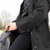 Unisex Western Oilskin Waterproof Duster Coat, Workwear Black Brown Long Rain Coat With Brass Button And Pockets