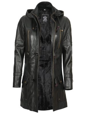 Leather Coats For Women - Real Lambskin Leather Jacket Womens