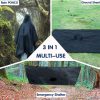 Waterproof Rain Poncho for Men Women Lightweight Rainwear Reusable Raincoat for Hiking Camping Emergency Rain Coat