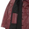 Leather Coats for Women - Carcoat Style Winter Fashion Womens Long Leather Jackets