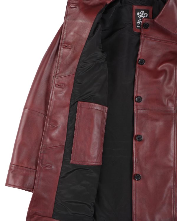 Leather Coats for Women - Carcoat Style Winter Fashion Womens Long Leather Jackets