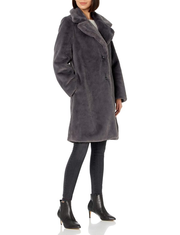 Women's Kiara Loose-Fit Long Faux Fur Coat
