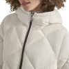 Women's Hooded Diamond Quilt Long
