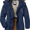 Women's Water Resistant Anchorage Parka Winter Coat with Removable Hood