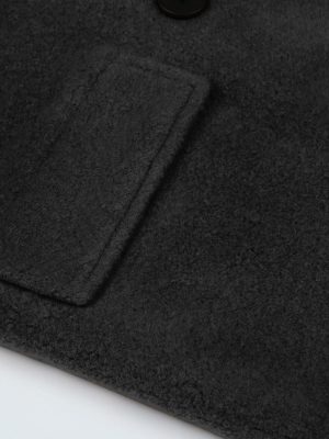 Women Oversized Long Winter Coats Warm Wool Blend Pea Trench Coat Overcoat