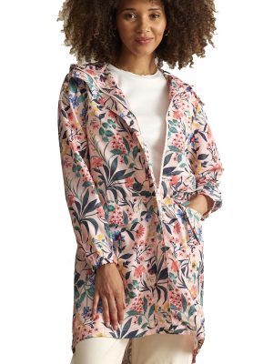 Women's Packable Water Resistant Raincoat