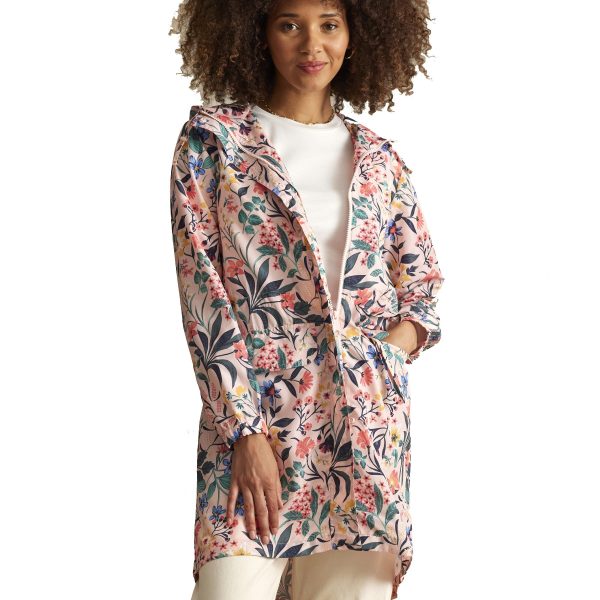 Women's Packable Water Resistant Raincoat