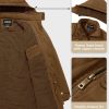 Women's Winter Plus Size Thickened Cotton Coat with Detachable Hood