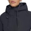 Women's Long Water-Resistant Rain Jacket