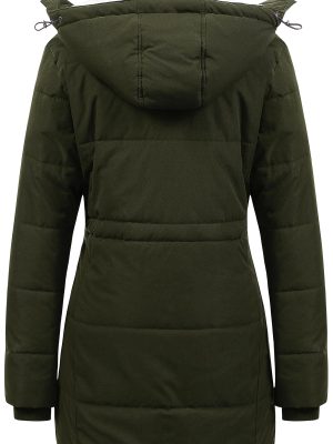 Women's Thicken Sherpa Winter Coat Puffy Warm Snow Jacket With Removable Hood