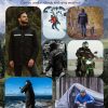 Rain Suit Waterproof Jacket and Trouser Suit Raincoat for Men and Women Outdoor All-Sport Breathable Anti-storm