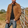 Mens Trench Coat Single Breasted Casual Spread Collar Windbreak Jacket Long Classic Business Overcoat