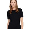Women’s Essential Short Sleeve Crewneck Sweater 100% Pure Cashmere Classic Tee Pullover