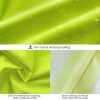 Hi Vis Rain Coat for Men & Women - Waterproof Jacket with Hood, Heavy Duty for Safety Work & Outdoor Activities, 3XL Yellow