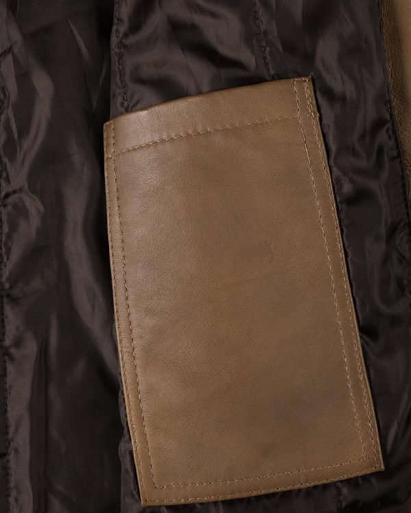 Leather Coat Men - Stylish Car Coat Long Leather Jacket Men
