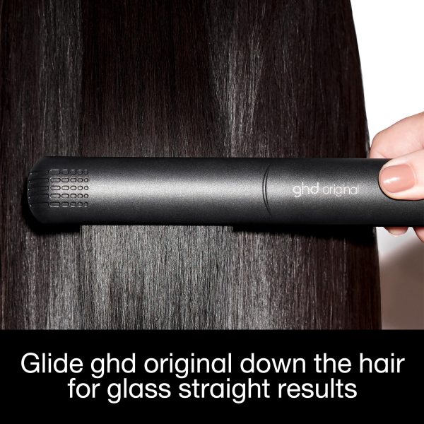 ghd Original Styler - 1” Flat Iron Hair Straightener with Ceramic Heat Technology, 365ºF Safe Styling Temperature, Smooth Gloss