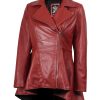 Leather Jacket Women - Real Lambskin Leather Jackets For Womens Stylish Leather Jacket for All Seasons