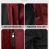 Women's Plus Size Winter Long Quilted Thicken Puffer Coat with Faux Fur Hood