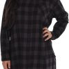 Real Essentials 3 Pack:Women's Nightgown, Funny V-Neck Sleep Shirt for Women